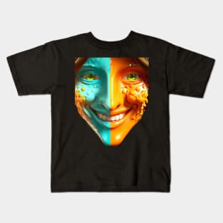 candy face Kids T-Shirt